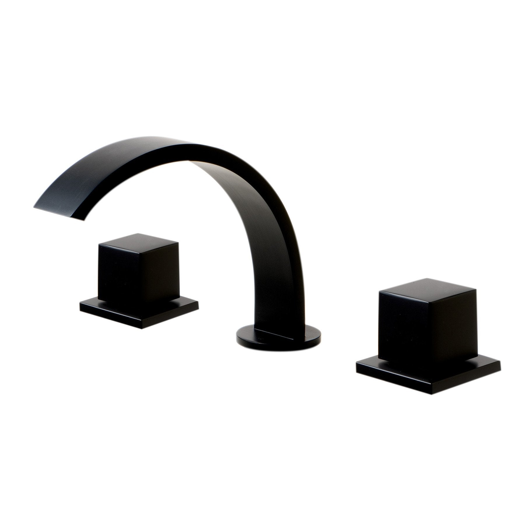 ALFI, ALFI Brand AB1326-BM Black Matte Widespread Modern Bathroom Faucet